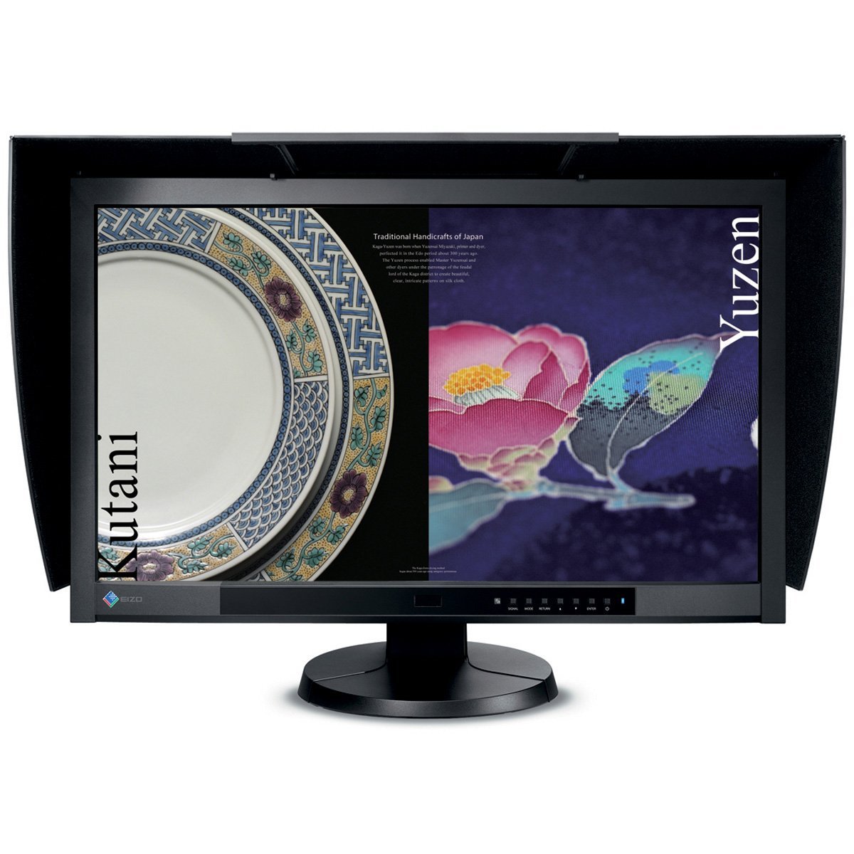 Eizo CG277-BK 27" Wide Screen/Color Gamut Self Calibrating IPS LCD Backlight Monitor, 16:9 Aspect Ratio, 300 cd/m2, 1000:1 Contrast Ratio, 2560x1440